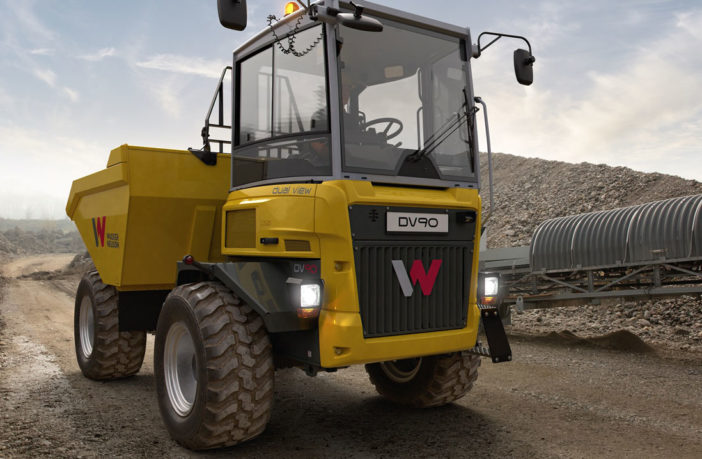 Wacker Neuson dual-view truck at Hillhead
