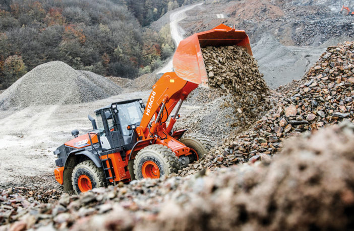 Hitachi develops tough wheel loader