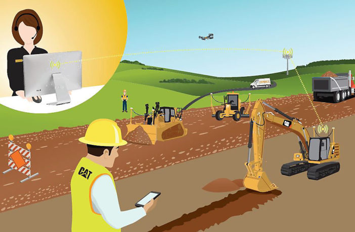 Caterpillar improving vehicle effectiveness remotely