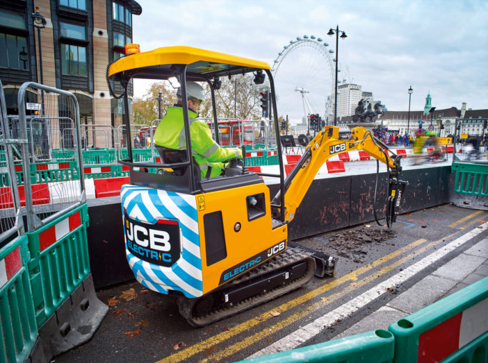 JCB gives electric excavator showdebut in UK but will not exhibit at