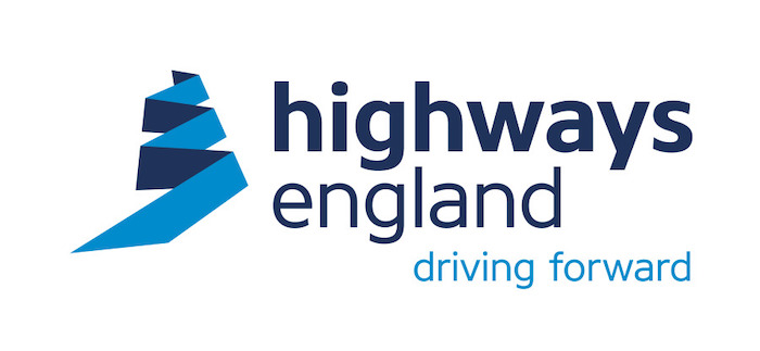 What type of autonomous vehicle is Highways England currently trialing in a construction project?