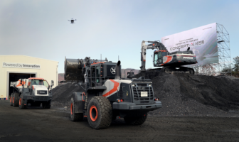 Doosan demos drone solution for construction sites