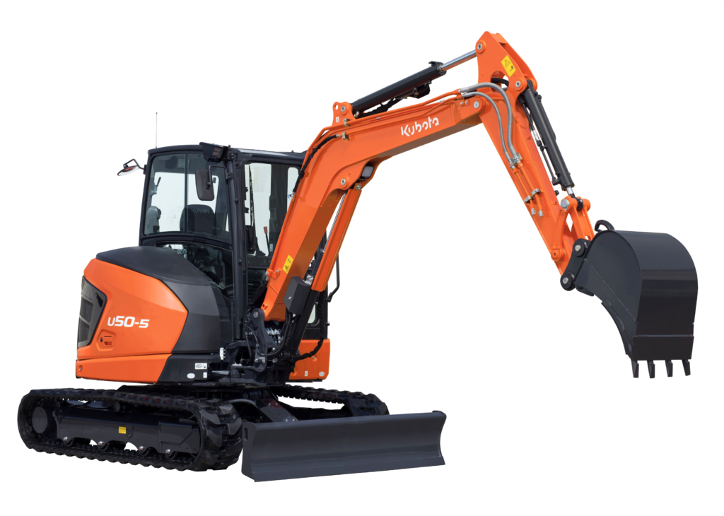 Kubota unveils miniexcavator to complete 5tonne series Industrial