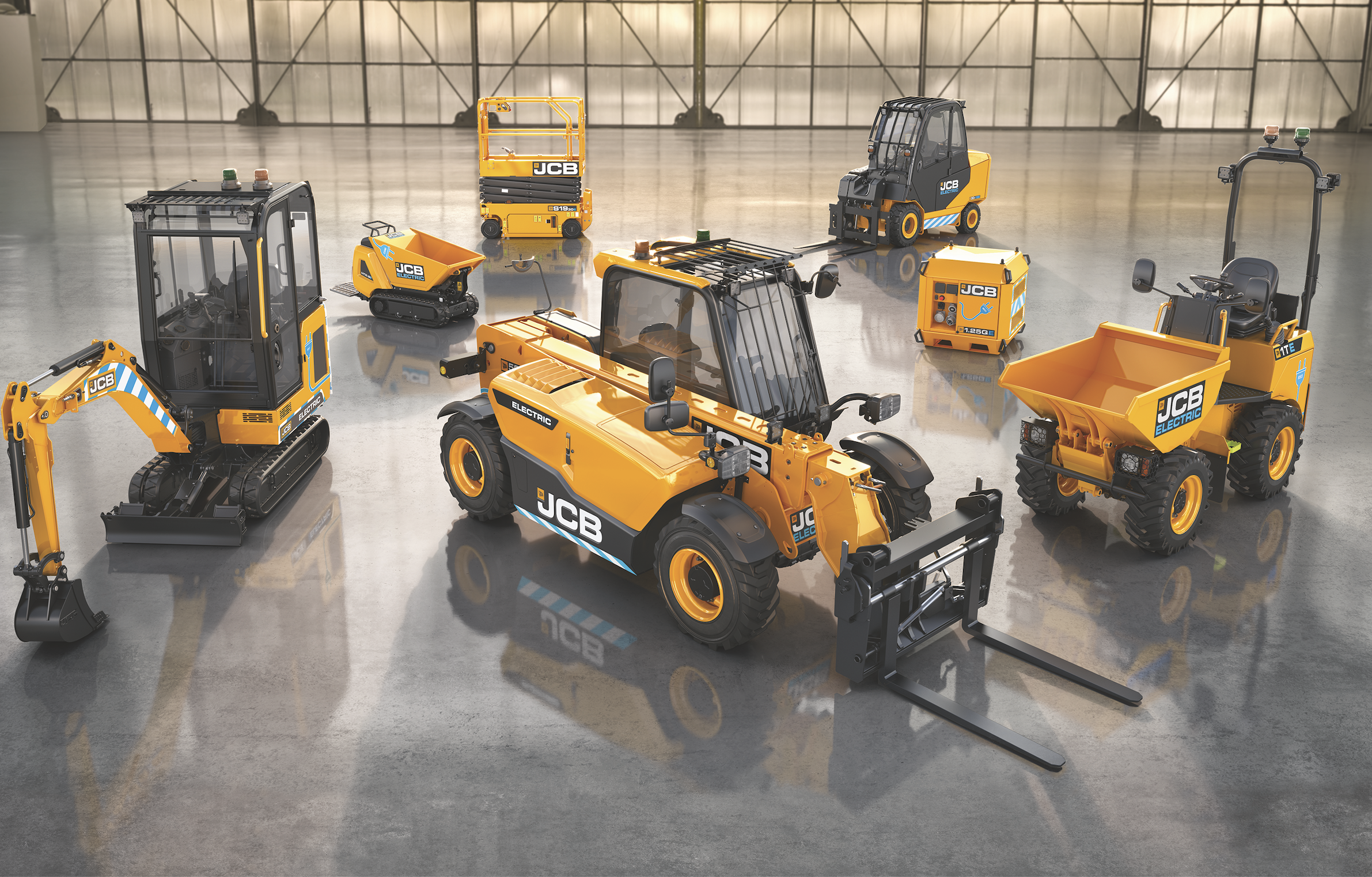 JCB unveils raft of new electric products Industrial Vehicle