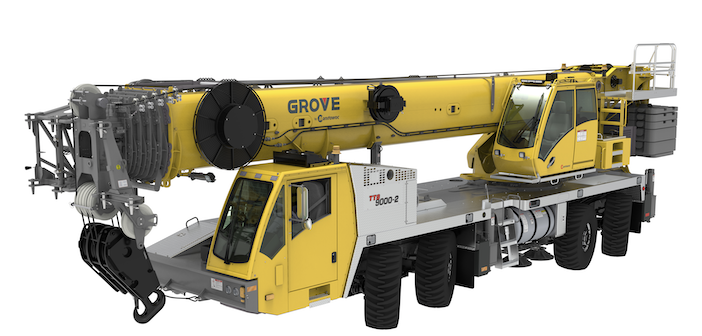 Manitowoc unveils new four-axle Grove truck crane