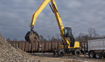 Caterpillar unveils new material handler